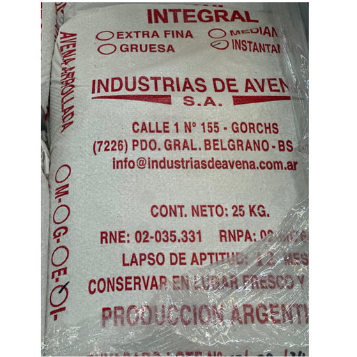 [32403] AVENA EXTRA FINA X 25 KG
